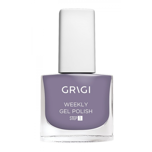 GRIGI WEEKLY GEL NAIL POLISH NO 543 LIGHT GREY PURPLE