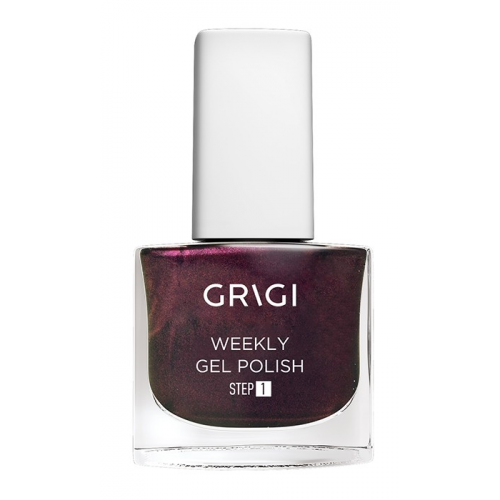 GRIGI WEEKLY GEL NAIL POLISH NO 552 METALLIC MARON