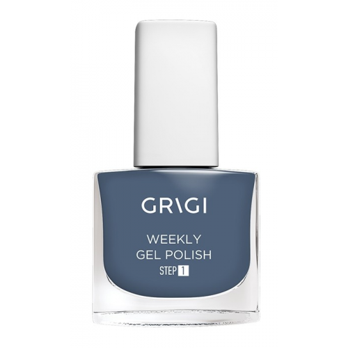 GRIGI WEEKLY GEL NAIL POLISH NO 555 DARK STEEL BLUE