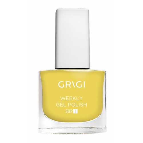 GRIGI WEEKLY GEL NAIL POLISH NO 584 METALLIC YELLOW