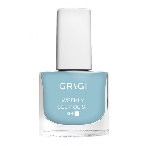 GRIGI WEEKLY GEL NAIL POLISH NO 586 LIGHT BLUE