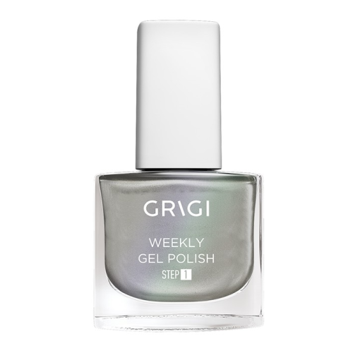 GRIGI WEEKLY GEL NAIL POLISH NEW FORMULA EXTRA STRONG No 601 LIGHT GREY