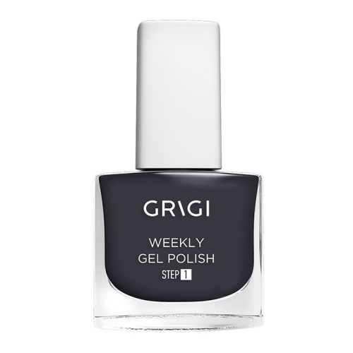 GRIGI WEEKLY GEL NAIL POLISH NEW FORMULA EXTRA STRONG No 603 DARK GREY PURPLE