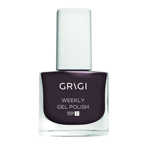 GRIGI WEEKLY GEL NAIL POLISH NEW FORMULA EXTRA STRONG No 604 DARK GREY BROWN