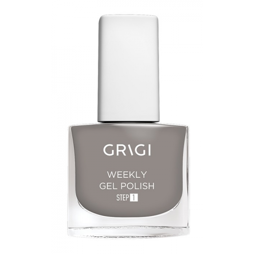 GRIGI WEEKLY GEL NAIL POLISH NEW FORMULA EXTRA STRONG No 612 LIGHT CHOCOLATE GREY