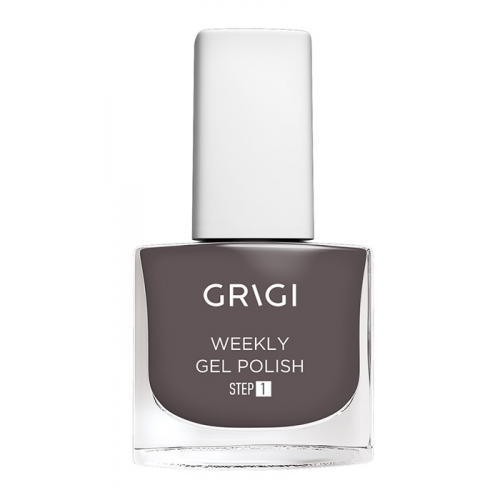 GRIGI WEEKLY GEL NAIL POLISH NEW FORMULA EXTRA STRONG No 613 CHOCOLATE GREY