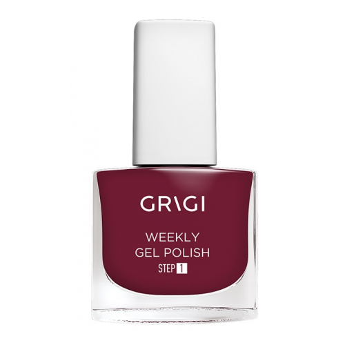 GRIGI WEEKLY GEL NAIL POLISH NEW FORMULA EXTRA STRONG No 618 BURGUNDY