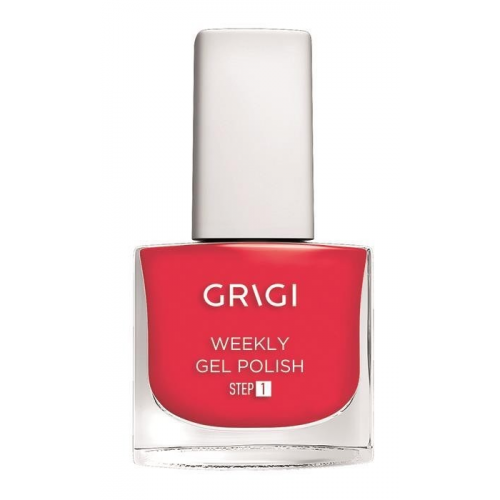 GRIGI WEEKLY GEL NAIL POLISH NEW FORMULA EXTRA STRONG No 624 LIGHT RED MAROON