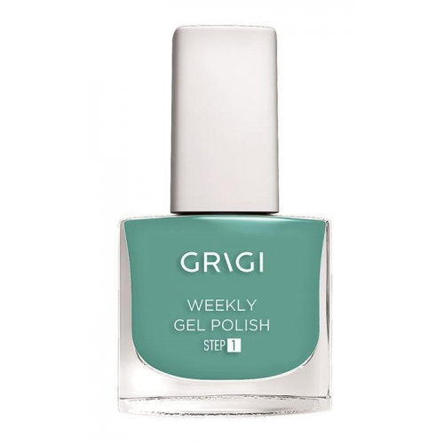 GRIGI WEEKLY GEL NAIL POLISH NEW FORMULA EXTRA STRONG No 625 LIGHT GREEN