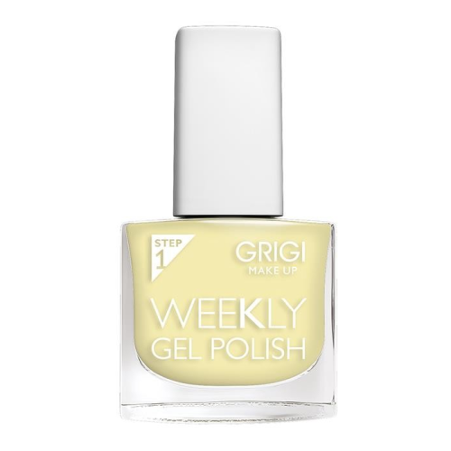 GRIGI WEEKLY GEL NAIL POLISH NEW FORMULA EXTRA STRONG No 582 SPARKLY SALMON PINK