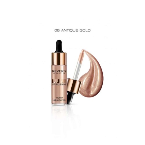 REVERS  Lumi Strobing Liquid Highlighter 06 ANTIQUE GOLD