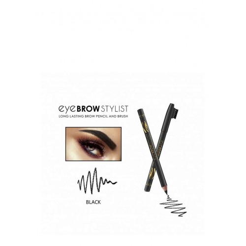 REVERS Eye Brow Stylist Long Lasting Brow Pencil & Brush  Black 05