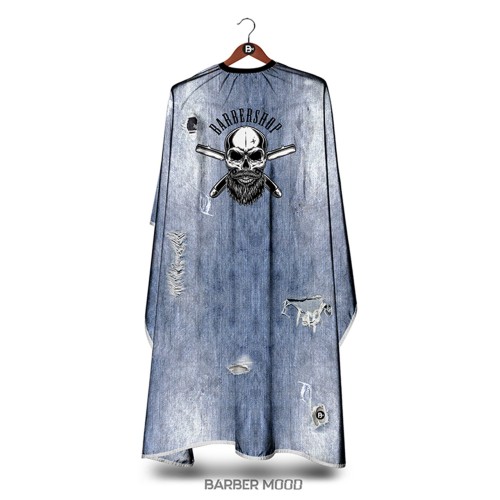 ΜΠΕΡΤΑ ΚΟΜΜΩΤΗΡΙΟΥ Denim Skull BM-C 309 Barber Mood