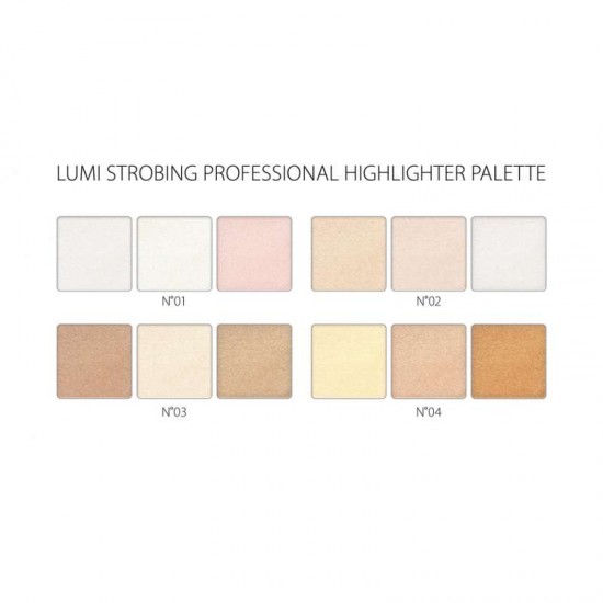 REVERS  Lumi Strobing Professional Highlighter Palette No 01