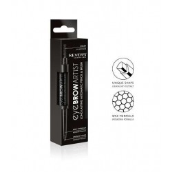 REVERS Eye Brow Artist Automatic Pencil& Brush Black