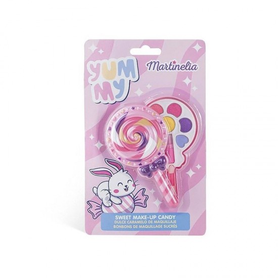 Martinelia Yummy Sweet Makeup Candy Set Σκιές Ματιών 7 x 0.8gr, Κραγιόν 1 x 0.8gr & 1 x Πινελάκι σκιών δι&am