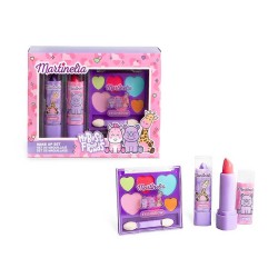 Martinelia My Best Friends Make Up Set Κραγιόν 2 x 4gr, Παλέτα Σκιών 6 col & Πινελάκι Διπλό