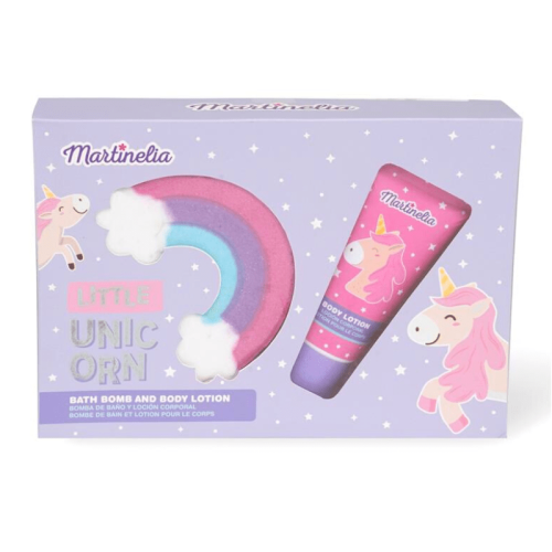 Martinelia Little Unicorn Bath & Beauty Gift Set &ndash; &Pi;&alpha;&iota;&delta;&iota;&kappa;ό &Sigma;&epsilon;&tau; Body Lotion 60ml & Bath Fizzers 150g