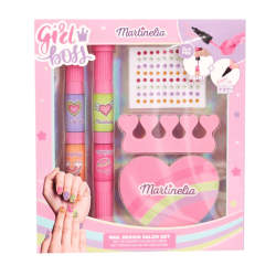 Martinelia Super Girl Nail Design Salon Set – Βερνίκια Νυχιών 4 x 5g, Διαχωριστής Δακτύλων, &L