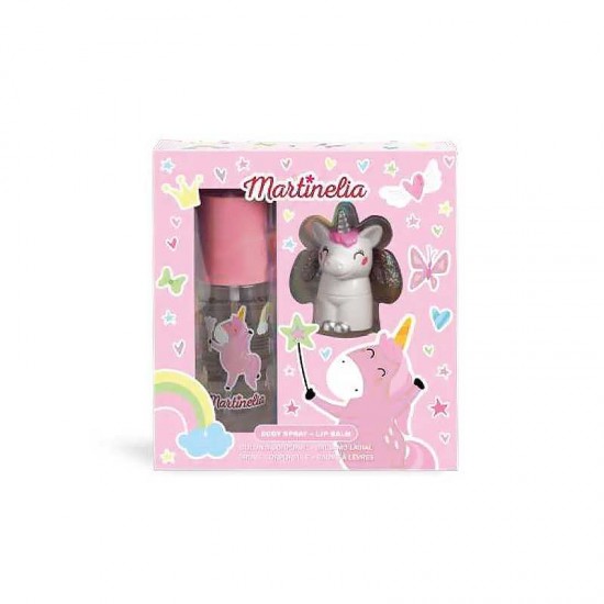 Martinelia Unicorn Sweet Dreams Set Body mist 85ml & Lip balm 2,8g Διάφορα Χρώματα