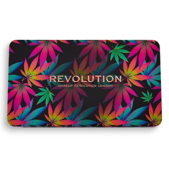 Revolution Forever Flawless Chilled with cannabis sativa Eyeshadow Palette